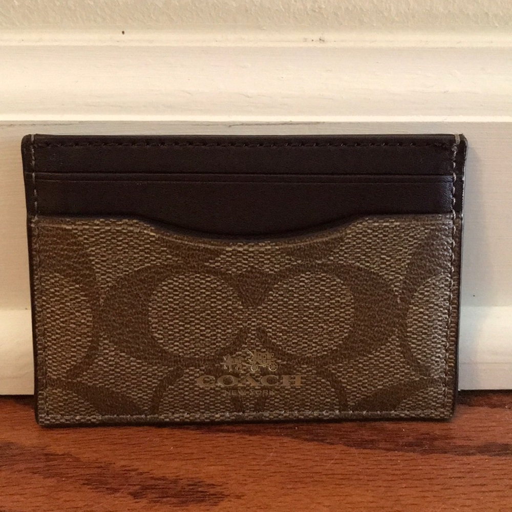 Coach credit card holder